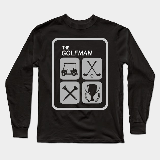 the golfman Long Sleeve T-Shirt by osvaldoport76